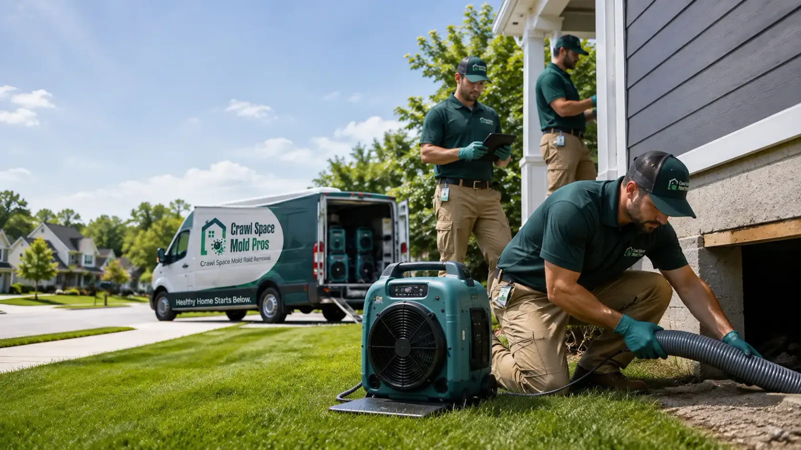 Crawl Space Mold Removal in Rochester, WA